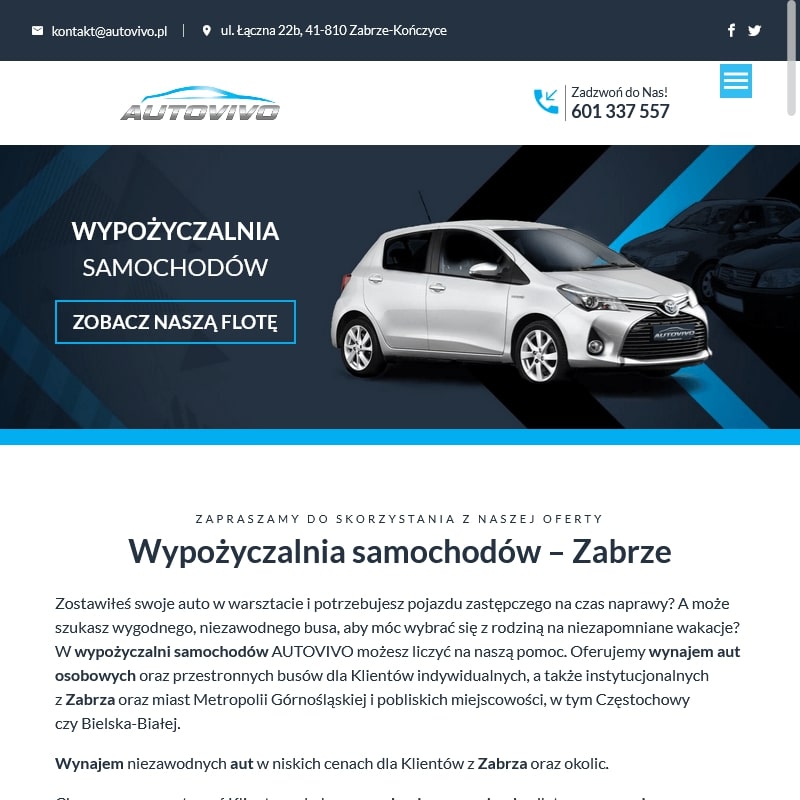 Wypożyczalnia samochodów – Zabrze