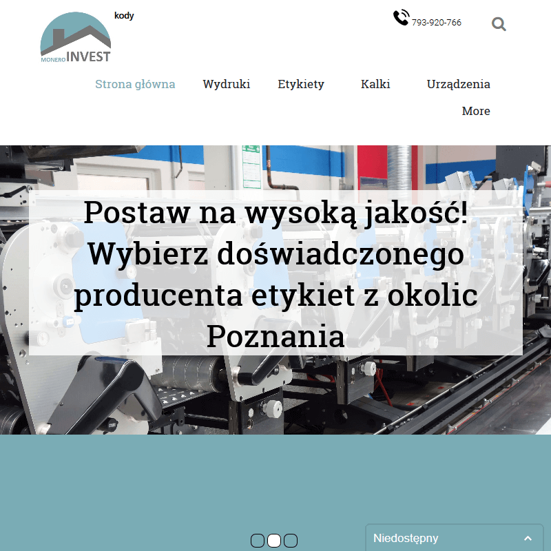 Kodowanie produktów - Zielona Góra