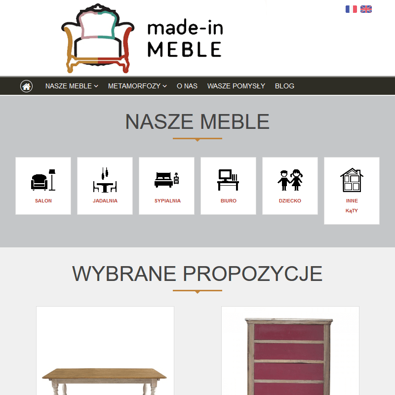 Używane meble w stylu rustykalnym