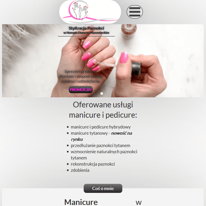 Pedicure hybrydowy - Nowy Dwór Mazowiecki